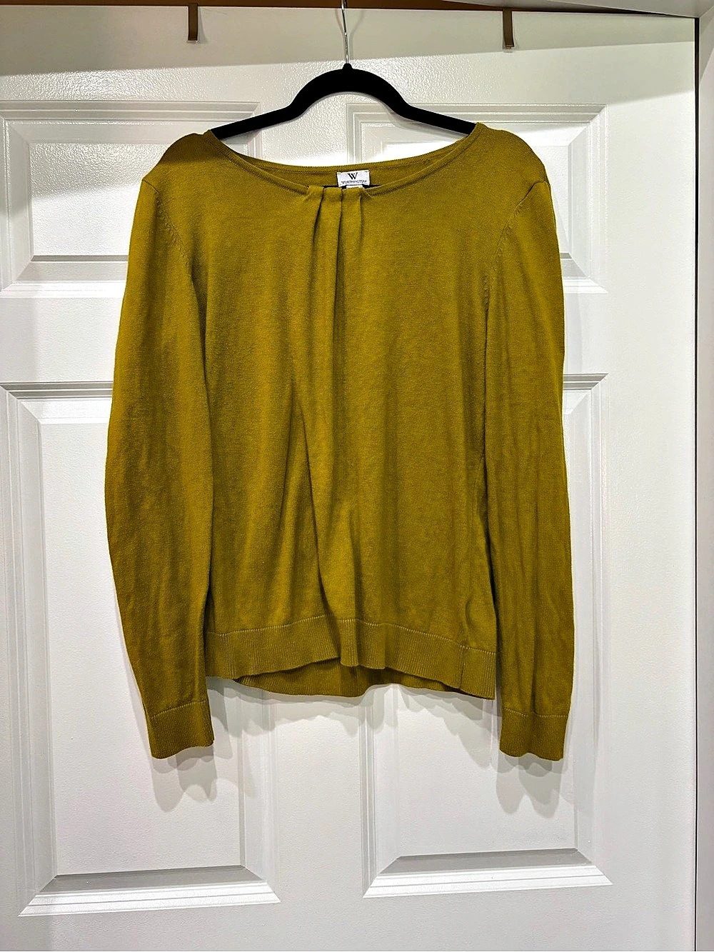 Worthington Crew Neck Sweater Yellow XL Like New